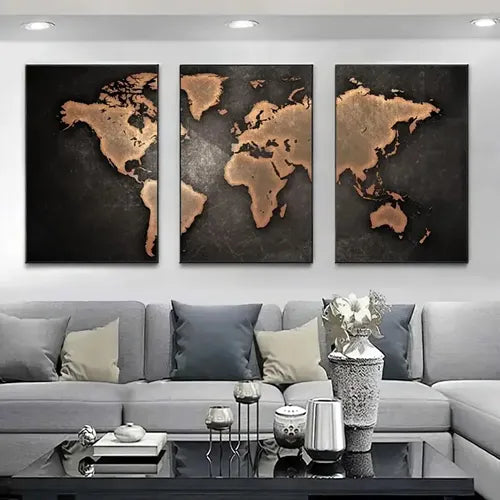carte du monde murale 3