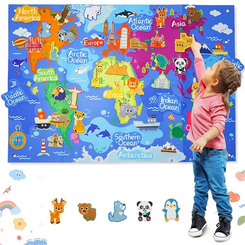 carte du monde enfant 2