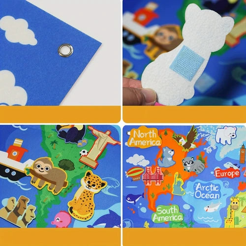 carte du monde enfant 3