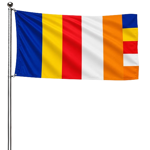 drapeau bouddhiste